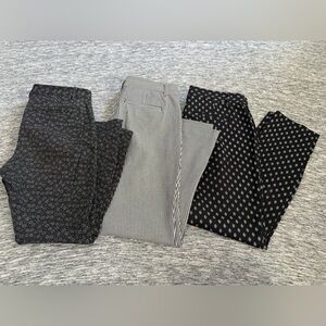Lot of 3 - Gap Ladies Dress Pants Size 6